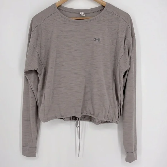 Under Armour Whisperlite Cropped Cover Up Women's Size Medium in Lavender Gray - Picture 2 of 7